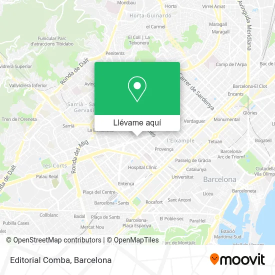Mapa Editorial Comba