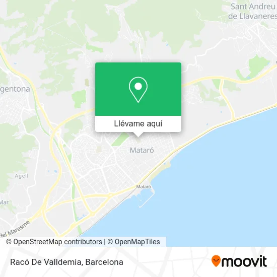 Mapa Racó De Valldemia