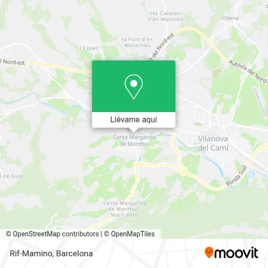 Mapa Rif-Mamino
