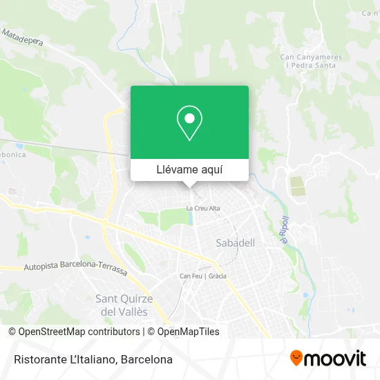 Mapa Ristorante L’Italiano