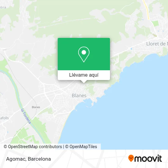 Mapa Agomac