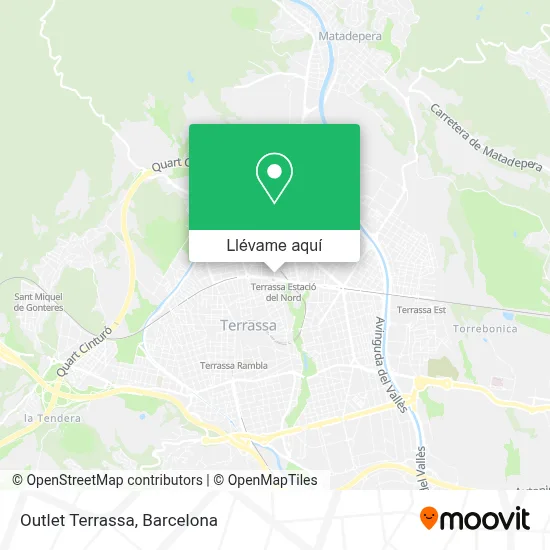 Mapa Outlet Terrassa