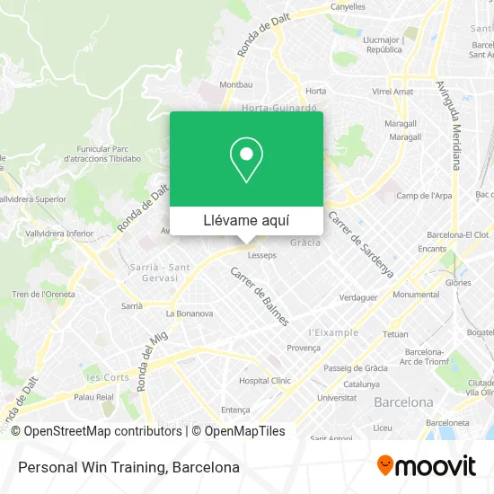 Mapa Personal Win Training