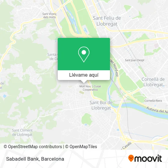 Mapa Sabadell Bank