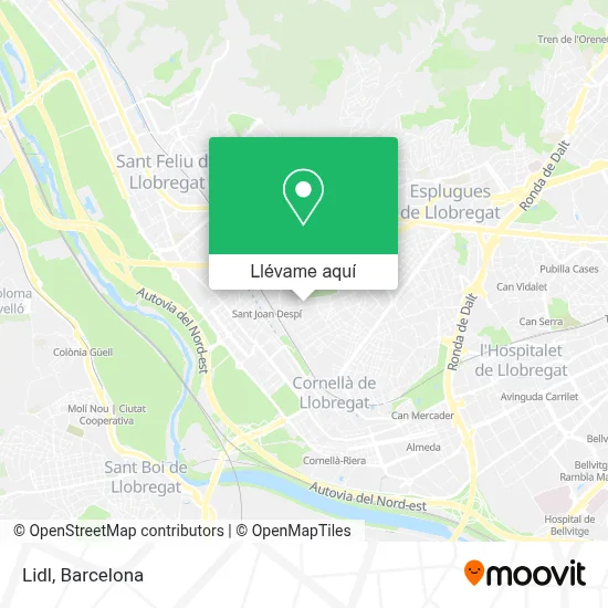 Mapa Lidl