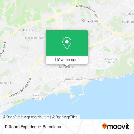 Mapa D-Room Experience