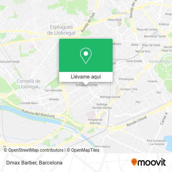 Mapa Dmax Barber