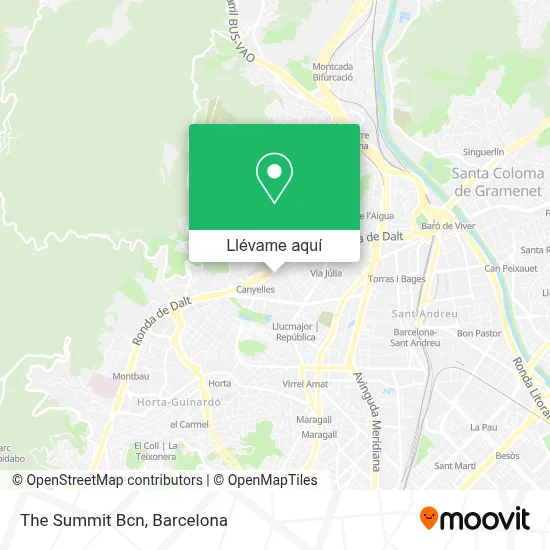 Mapa The Summit Bcn