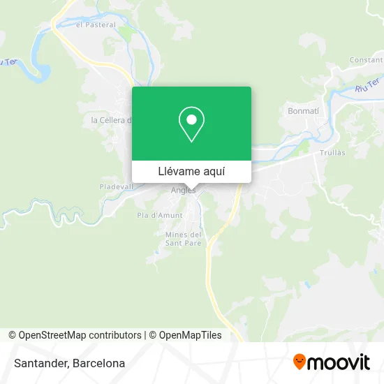 Mapa Santander