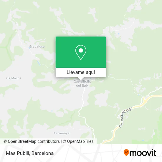 Mapa Mas Pubill