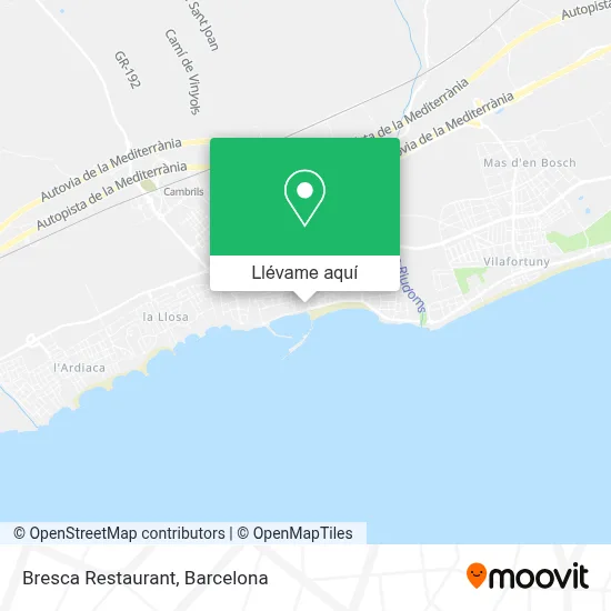 Mapa Bresca Restaurant