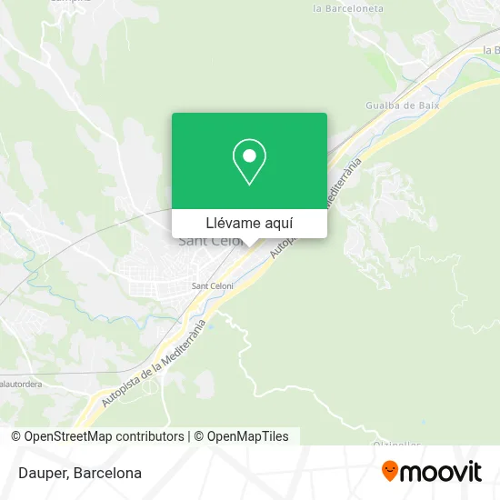 Mapa Dauper