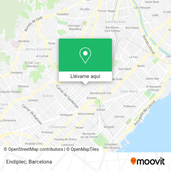 Mapa Endiplec