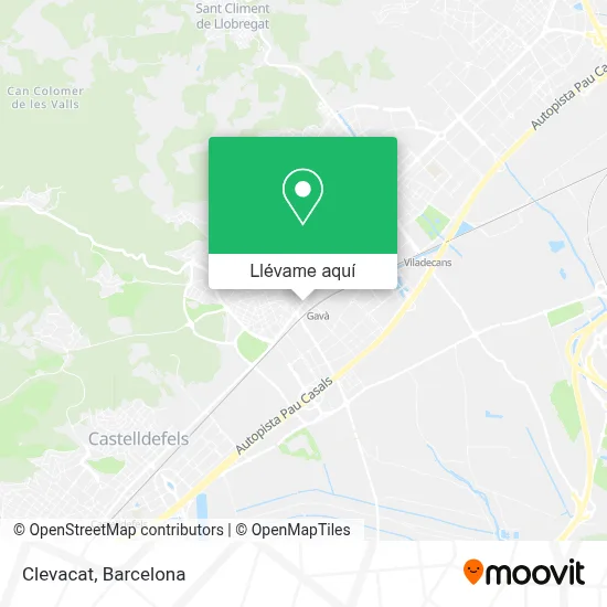 Mapa Clevacat