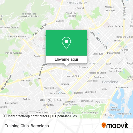 Mapa Training Club