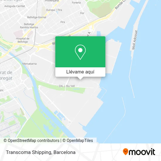 Mapa Transcoma Shipping