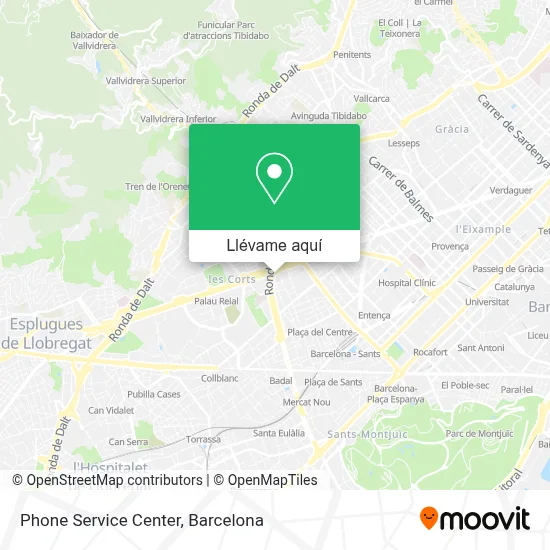 Mapa Phone Service Center
