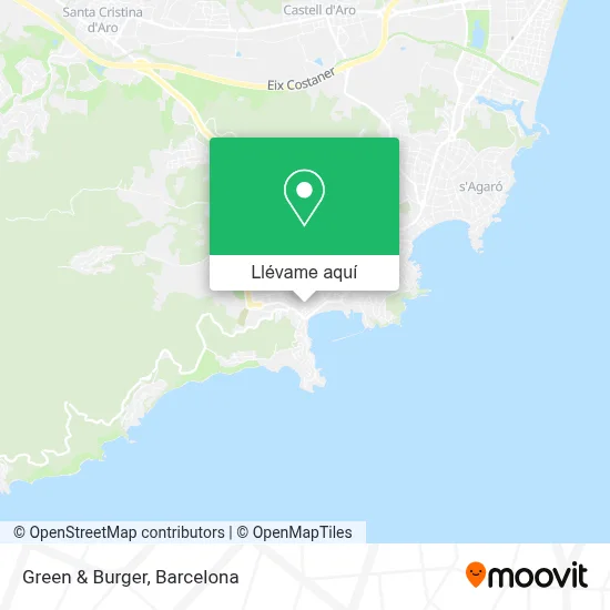 Mapa Green & Burger