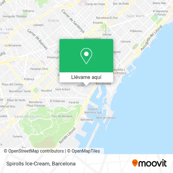 Mapa Spirolls Ice-Cream