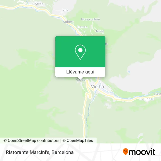 Mapa Ristorante Marcini's