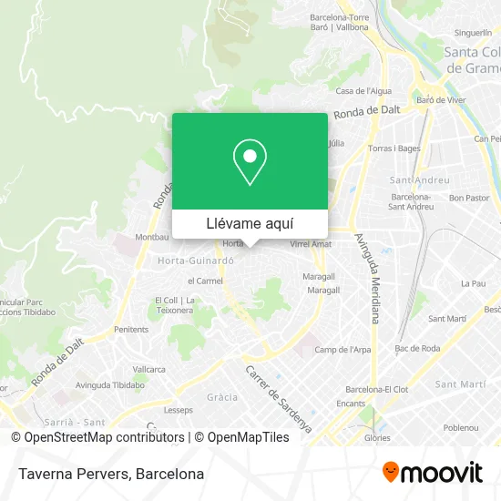 Mapa Taverna Pervers