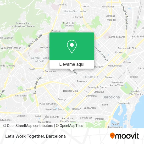 Mapa Let's Work Together