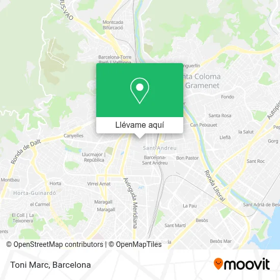 Mapa Toni Marc