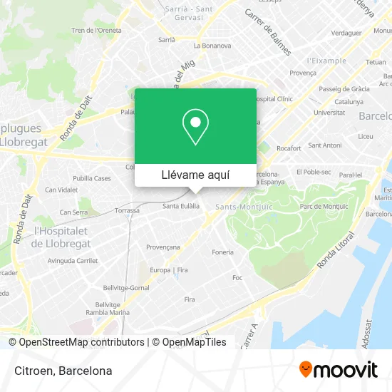Mapa Citroen