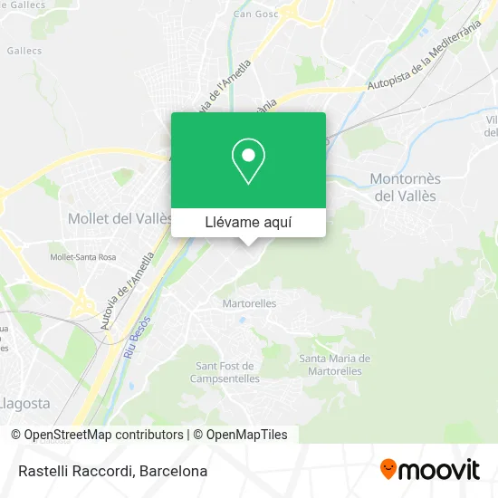 Mapa Rastelli Raccordi