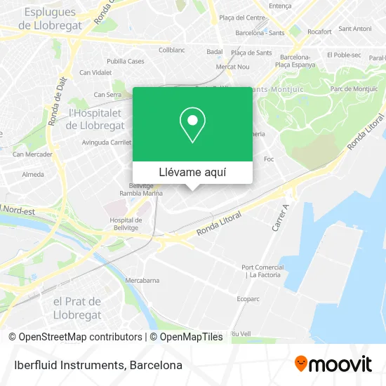Mapa Iberfluid Instruments