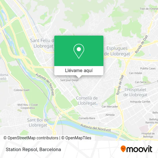 Mapa Station Repsol