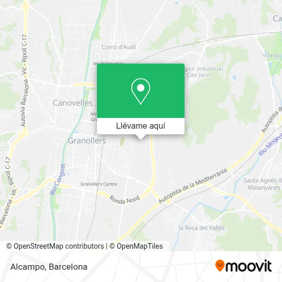 Mapa Alcampo