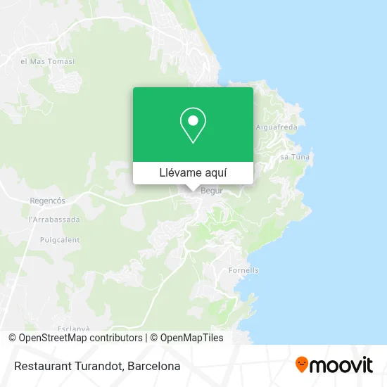 Mapa Restaurant Turandot