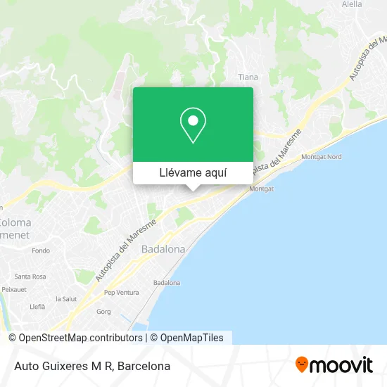 Mapa Auto Guixeres M R
