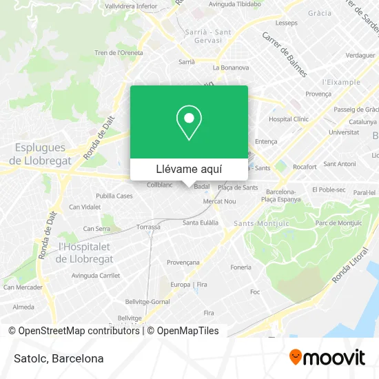 Mapa Satolc