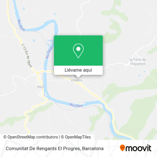 Mapa Comunitat De Rengants El Progres