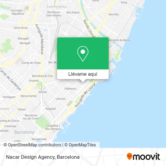 Mapa Nacar Design Agency