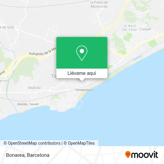 Mapa Bonarea