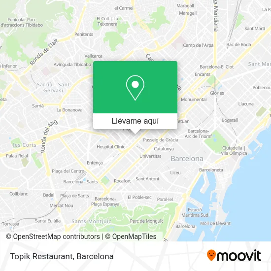 Mapa Topik Restaurant