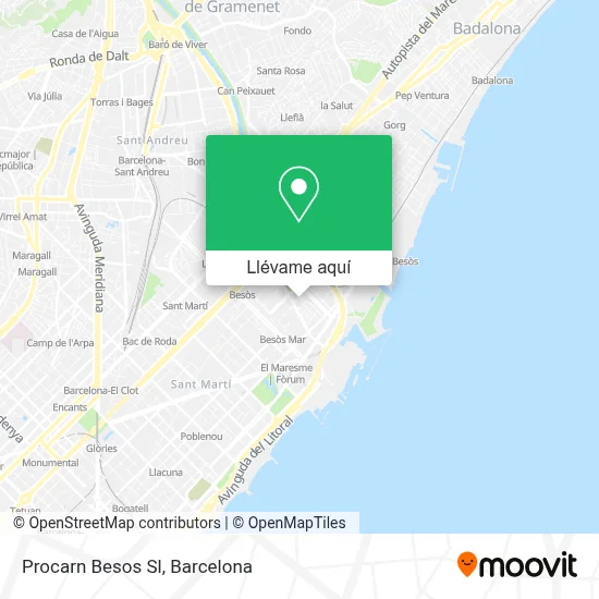 Mapa Procarn Besos Sl
