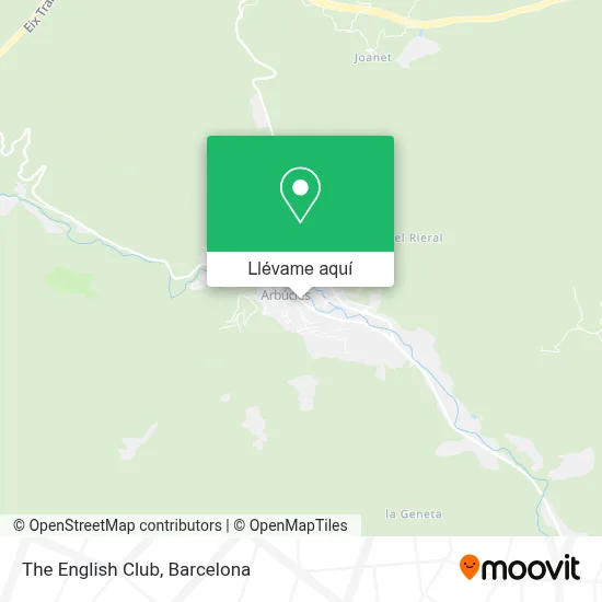 Mapa The English Club