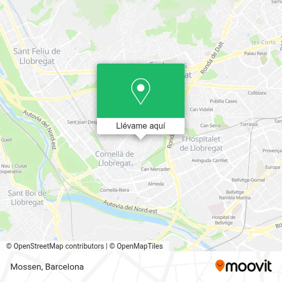 Mapa Mossen