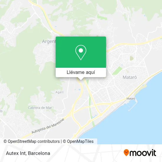 Mapa Autex Int
