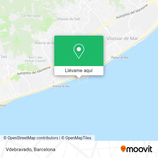 Mapa Vdebravado