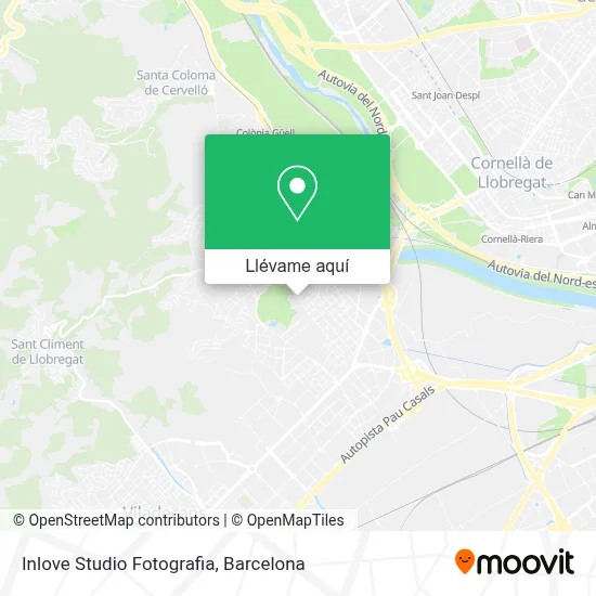Mapa Inlove Studio Fotografia