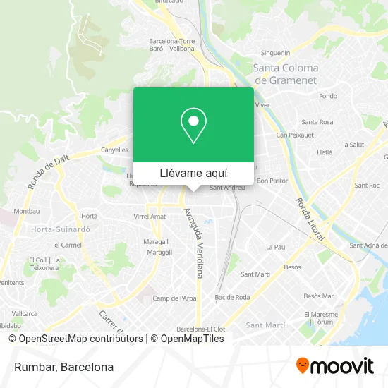 Mapa Rumbar