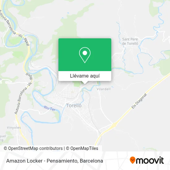 Mapa Amazon Locker - Pensamiento