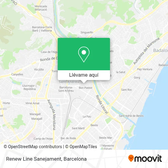 Mapa Renew Line Sanejament