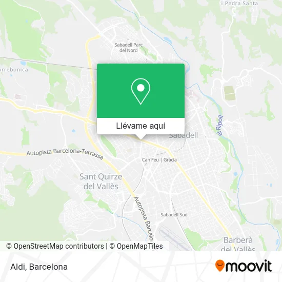 Mapa Aldi