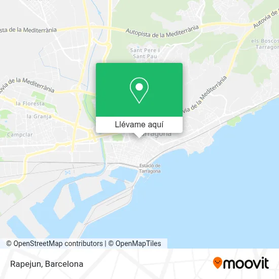 Mapa Rapejun